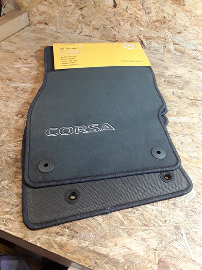 Corsa D Fußmattensatz original GM Opel NEU