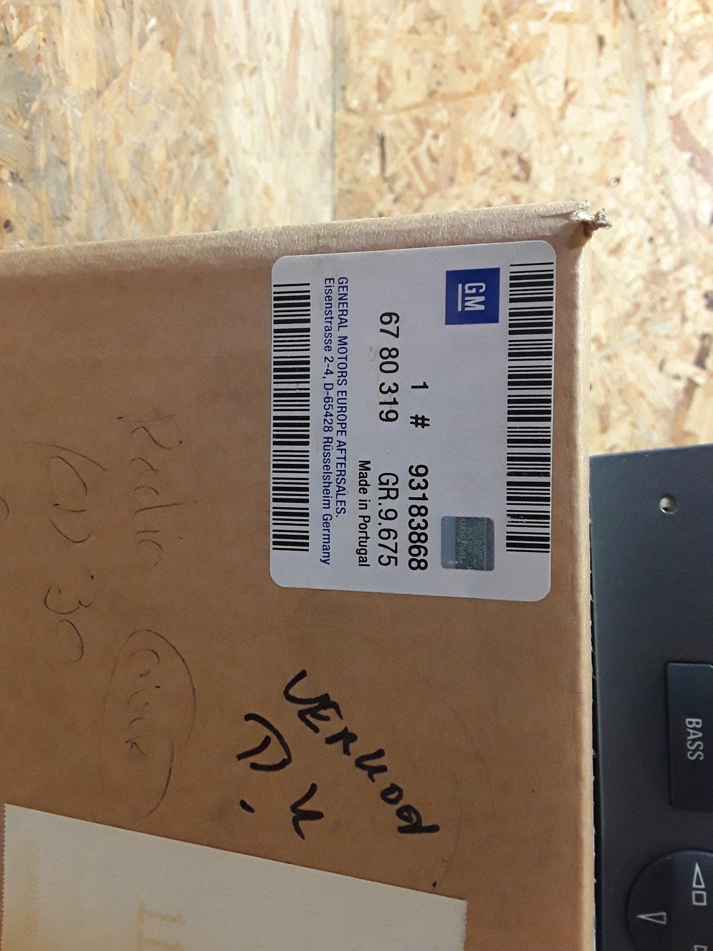Astra H Radio und CD-Spieler original GM Opel NEU