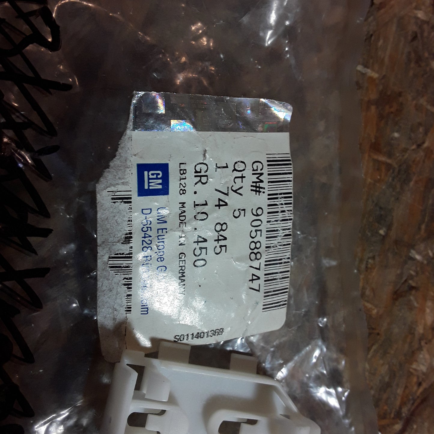 Astra G Klammern Heckklappe original GM Opel NEU