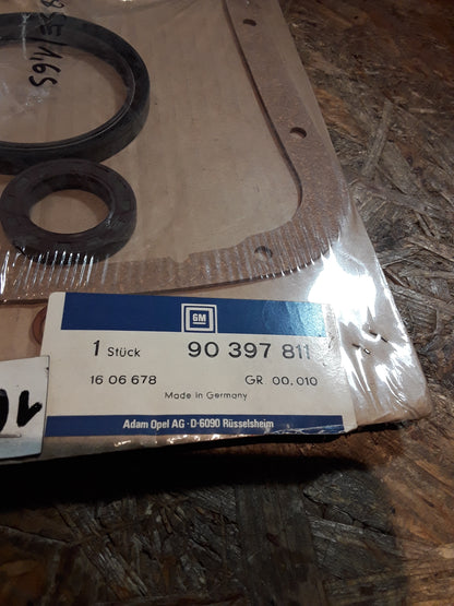 Kadett D 1,8E kadett E 1,8E/1,8SE/1,6s Ascona C 1,8 Dichtungssatz Kurbelgehäuse original GM Opel NEU