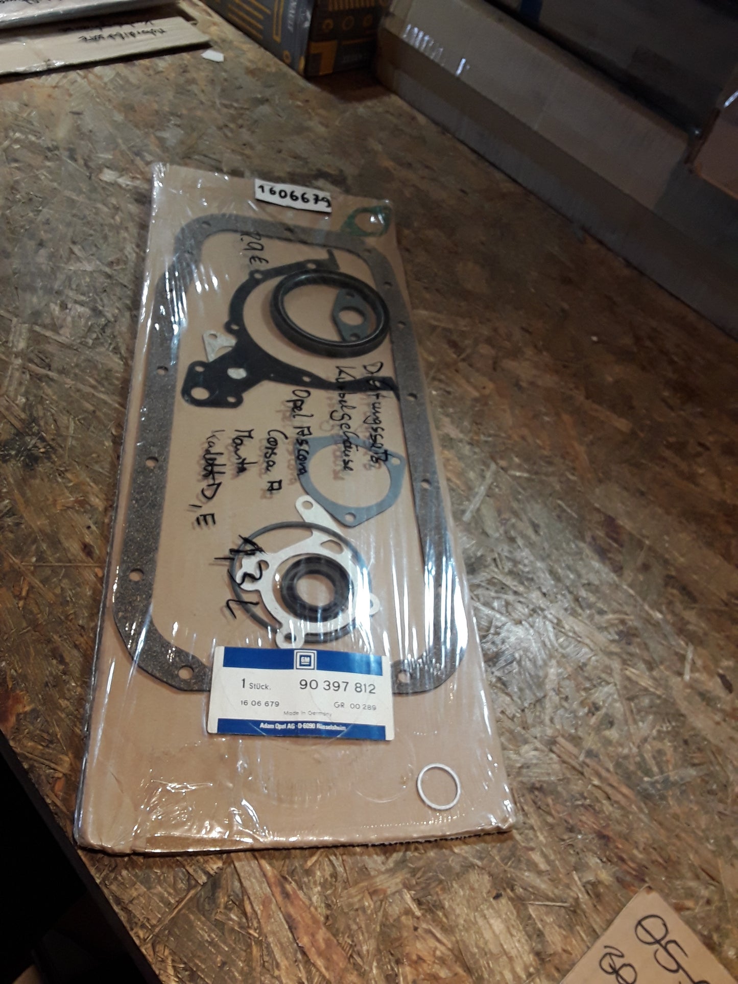 Ascona Corsa A Manta Kadett D/E 1,3l Dichtungssatz Kurbalgehäuse original GM Opel NEU