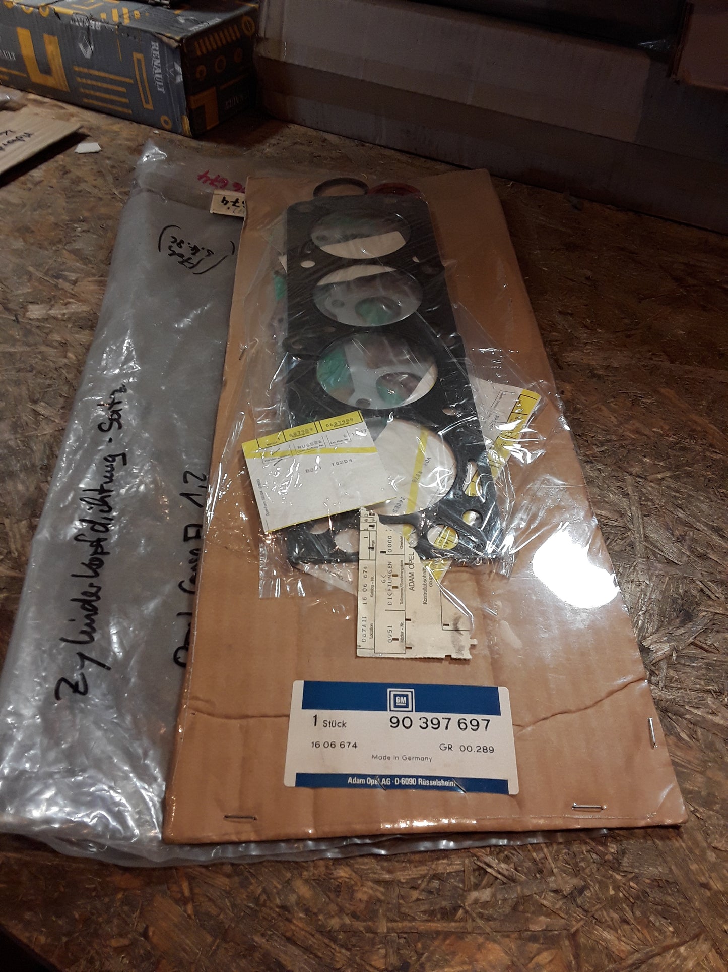 Corsa A 1,2 Zylinderkopf Dichtungssatz Original GM Opel NEU