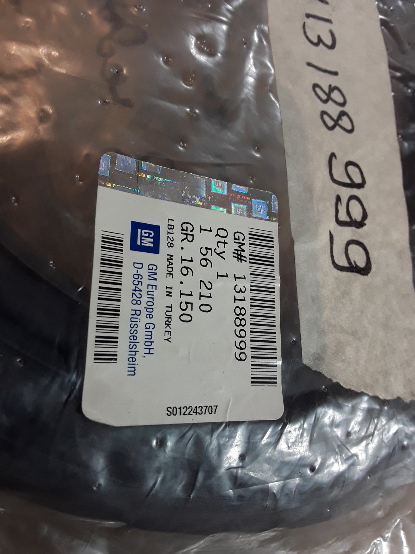 Corsa D/E Gummiabdichtung Dach rechts original GM Opel NEU