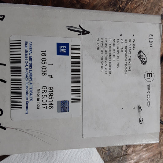Calibra Vectra B Bremsbelagsatz Vorderachse original GM Opel NEU