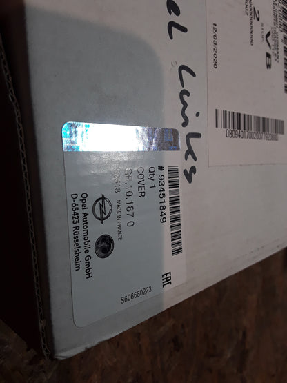 Vivaro B Abdeckung Außenspiegel links original GM Opel NEU