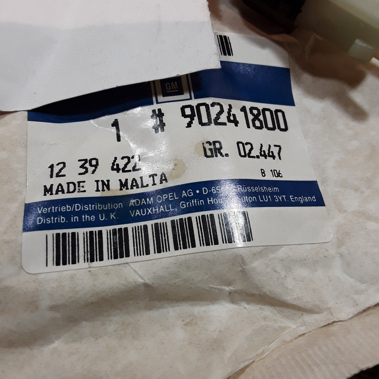 Kadett E Kupplungsschalter für Drehzahlbegrenzer original GM Opel NEU
