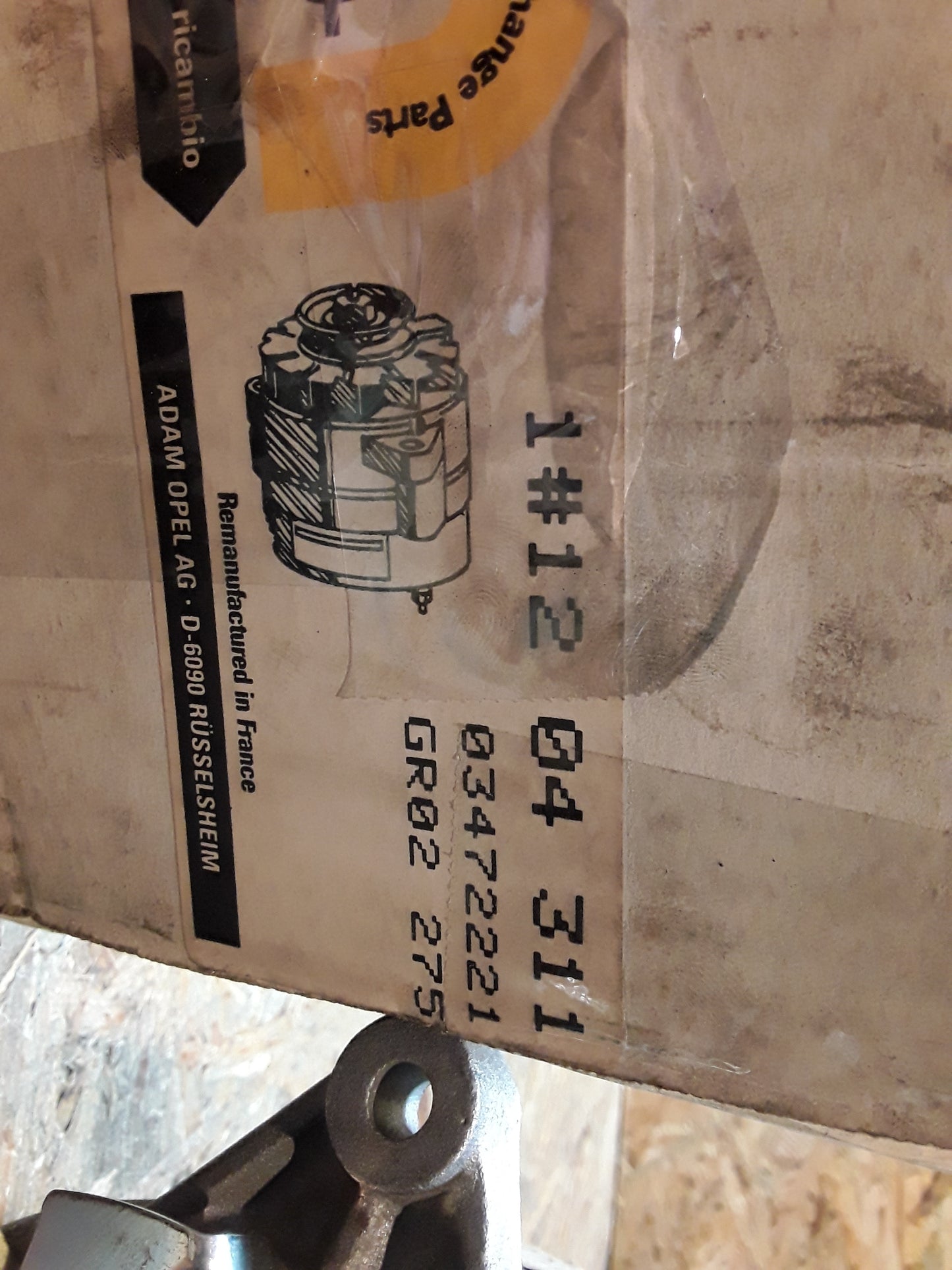 CIH - Motoren Lichtmaschine 45A ab 1,6l original GM Opel NEU