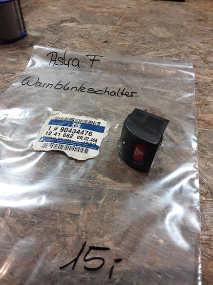 Astra F Warnblinkerschalter original GM Opel NEU