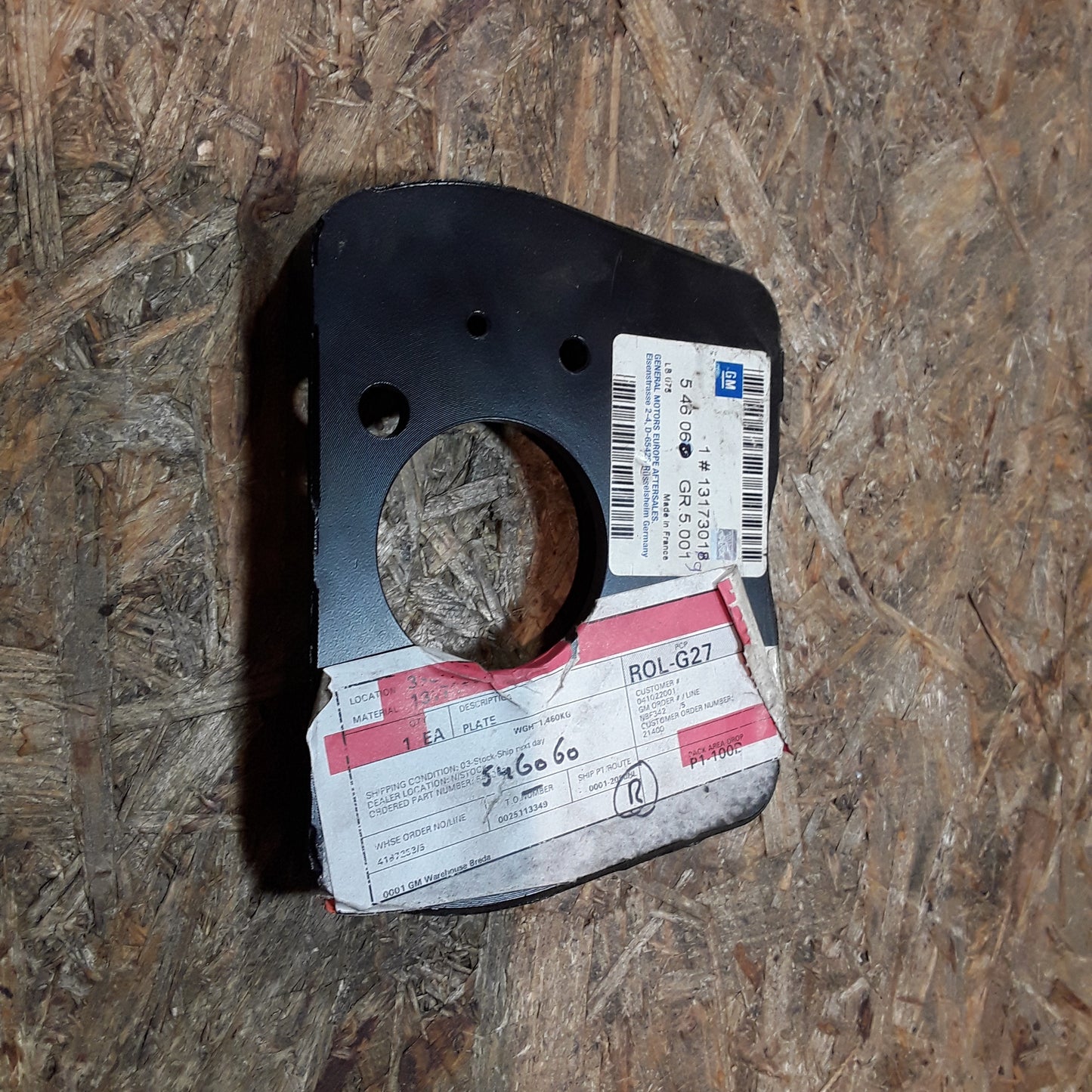 Corsa C Meriva A Zafira A/B Astra G/H Halter Träger Bremsscheibe hinten original GM Opel NEU