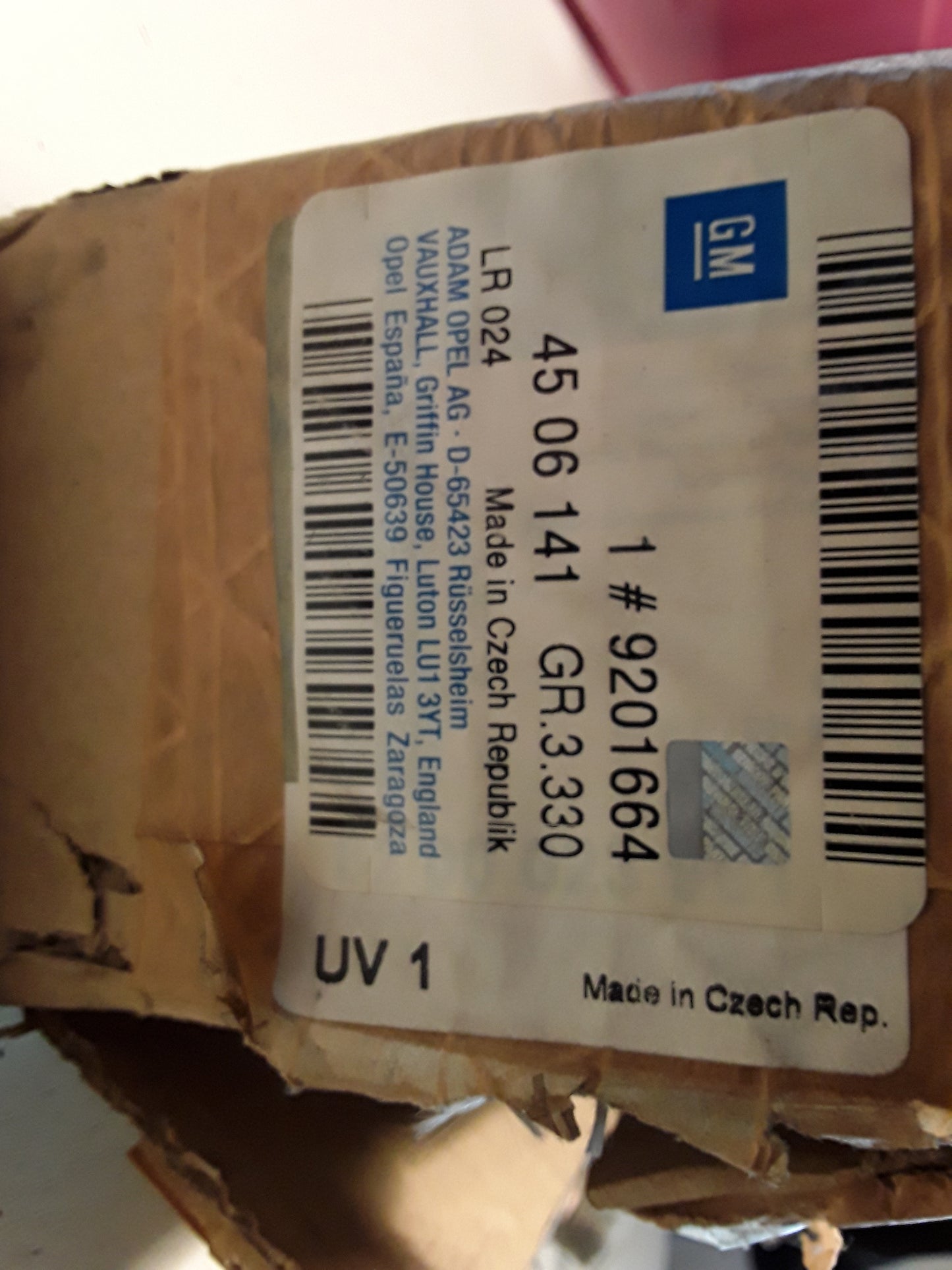 Movano A Kraftstoffeinspritzpumpe Verteilrohr original GM Opel NEU