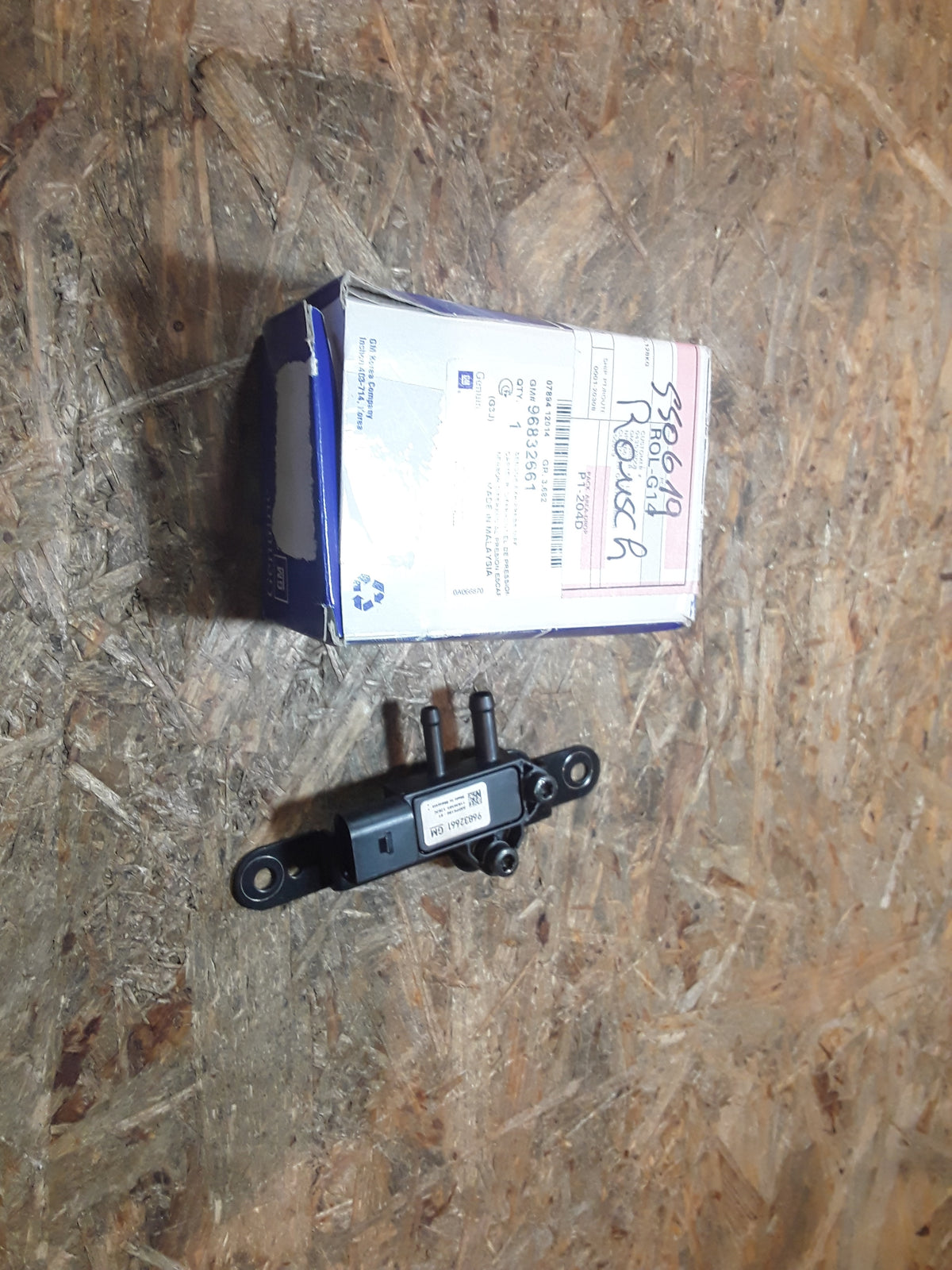 Chevrolet Cruze J300 2,0 CDTI Drucksensor original GM Opel NEU