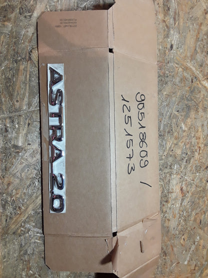 Astra F Schriftzug "Astra 2,0" original GM Opel NEU