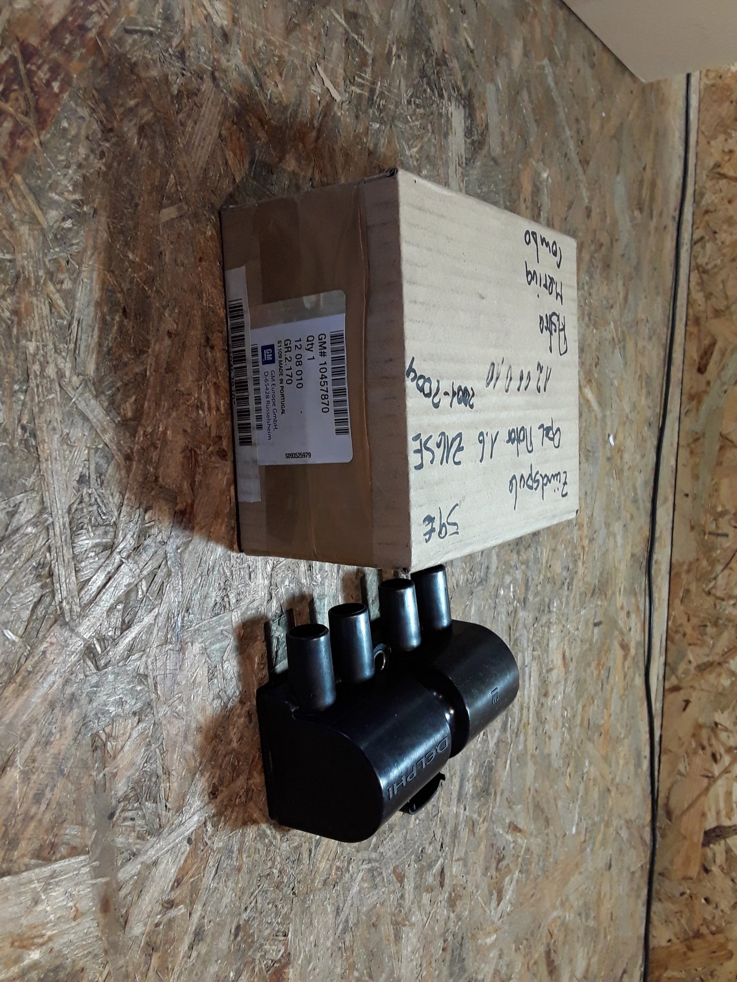 Astra Meriva Combo Zündspule für Motor 1,6 Z16SE 01-04 BJ original GM Opel NEU