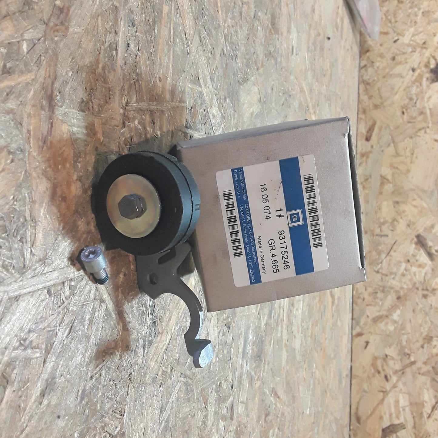 Astra G Zafira A Schwingungsdämpfer Bremssattel hinten links original GM Opel NEU