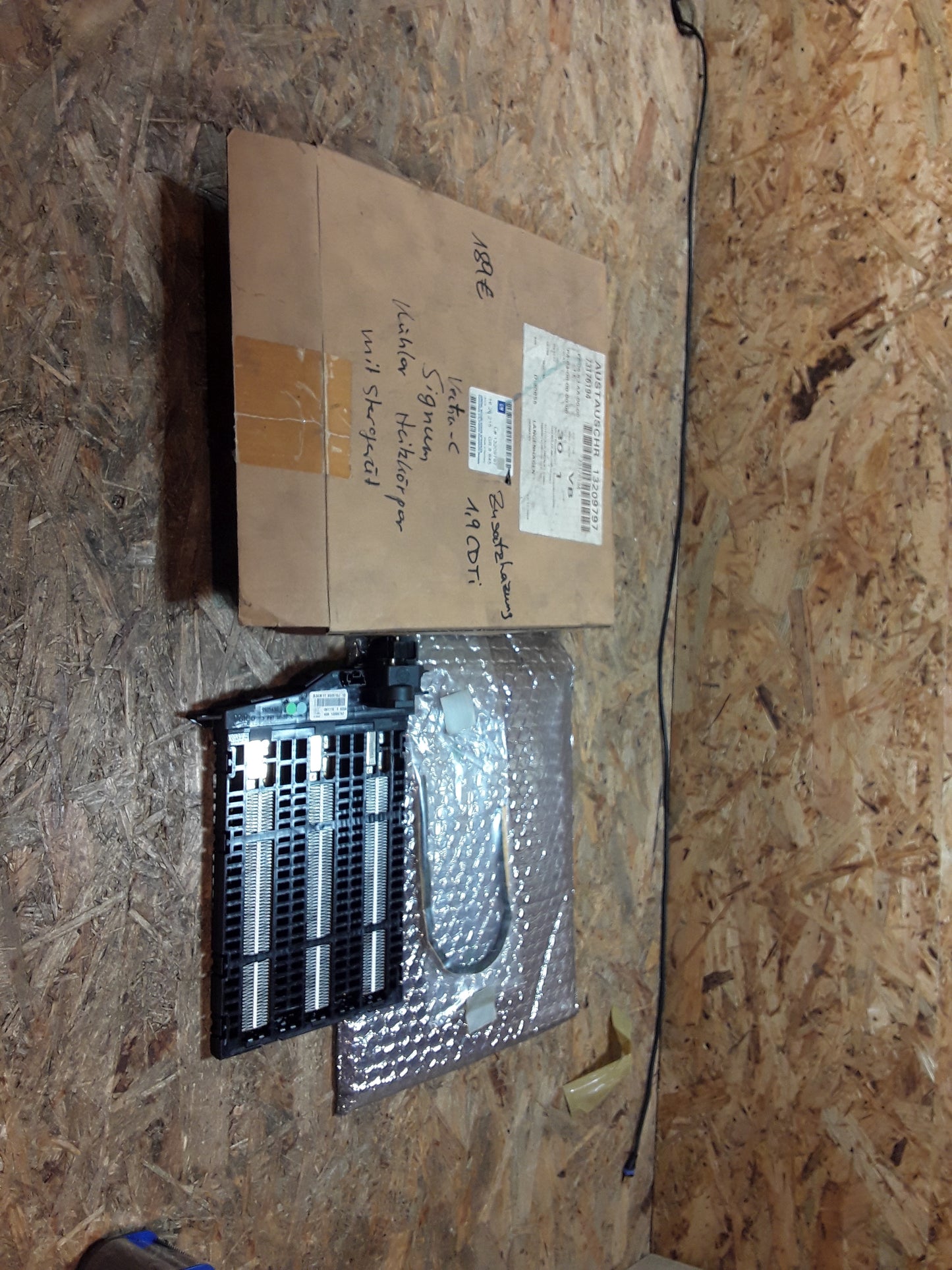 Vectra C Signum 1,9CDTi Kühler Heizkörper Zusatzheizung original GM Opel NEU