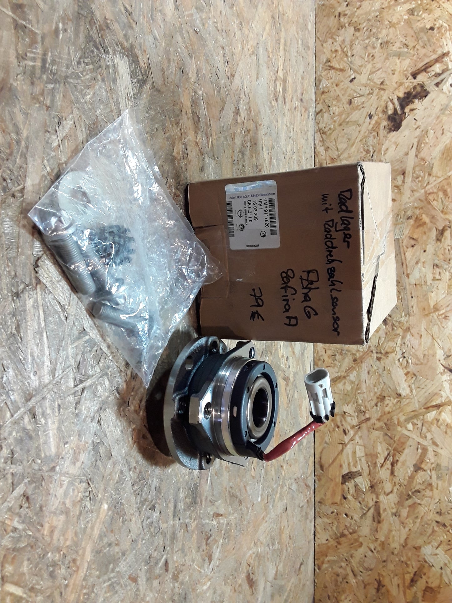 Astra G Zafira A Radlager mit Raddrehzahlsensor original GM Opel NEU