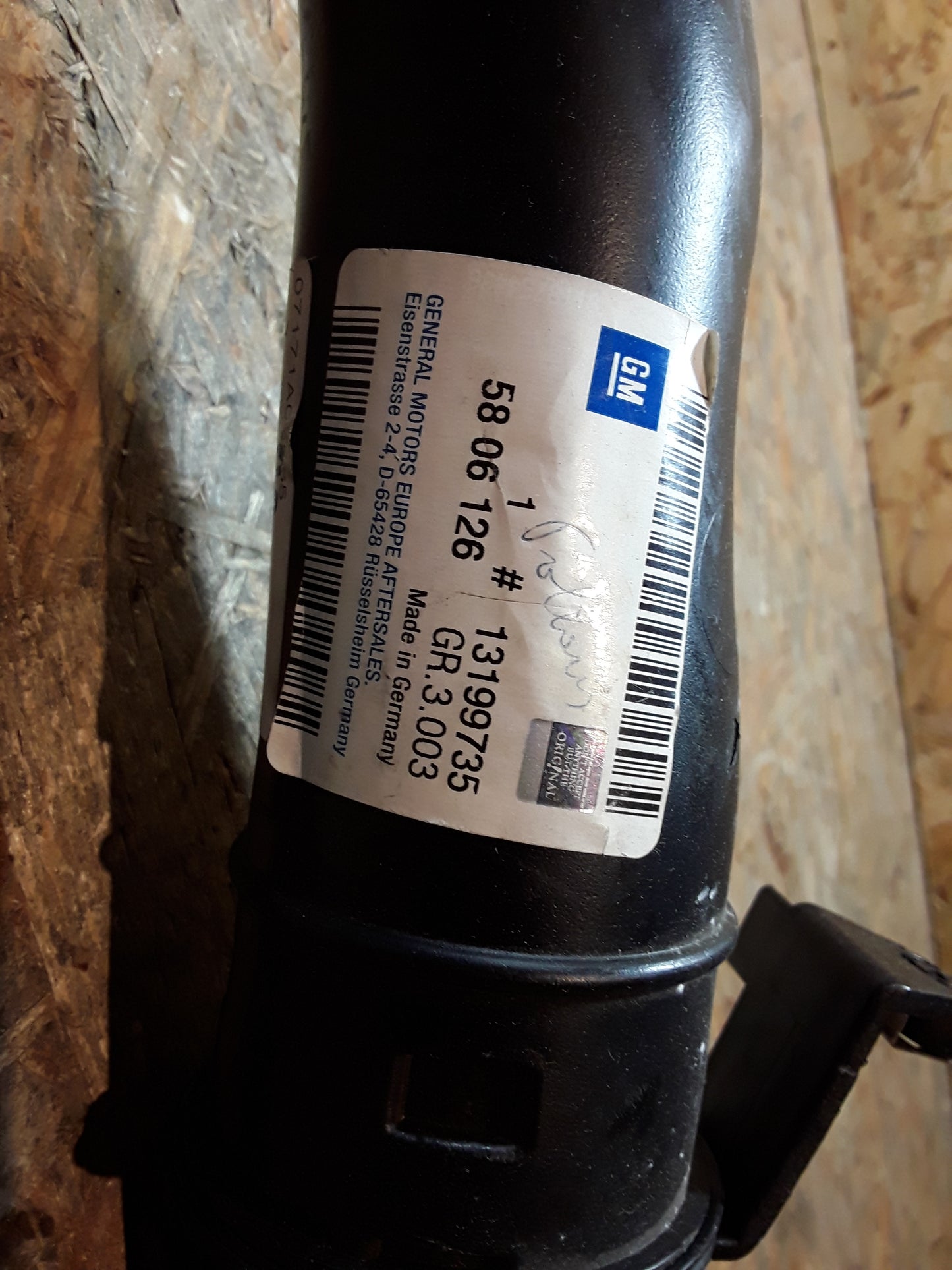 Vectra C Einfüllstutzen Leitung original GM Opel NEU