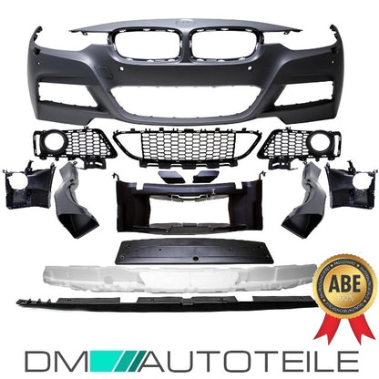 Sport Stoßstange vorne für 6x PDC & SRA 11-19 passend für BMW 3er F30 F31 Serie+ M-Paket