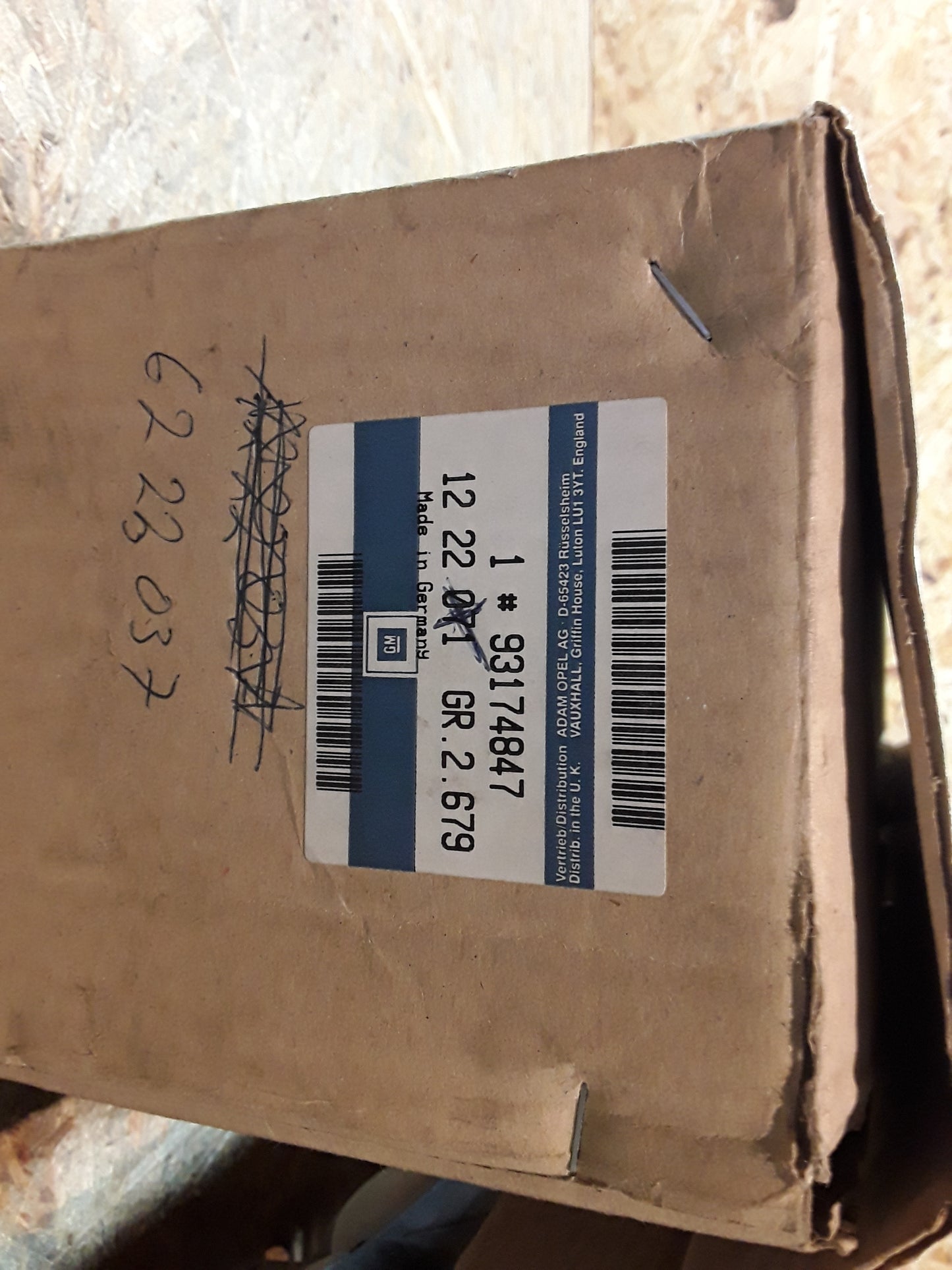 Astra G Caravan Heckleuchte Rücklicht hinten links original GM Opel NEU