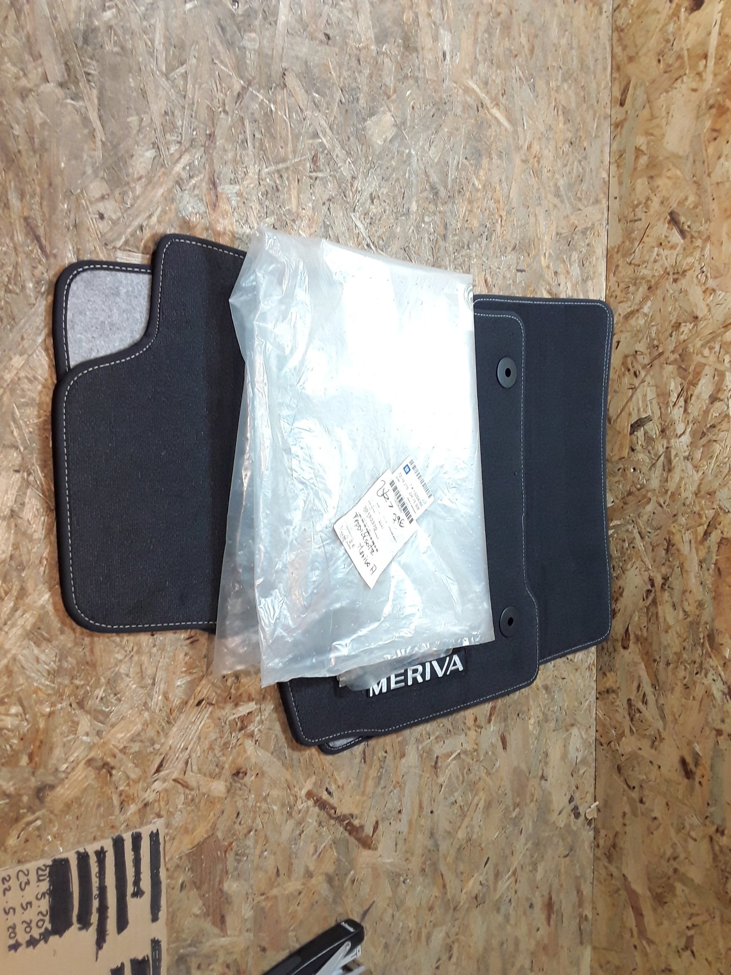 Meriva A Fußmattensatz schwarz original GM Opel NEU