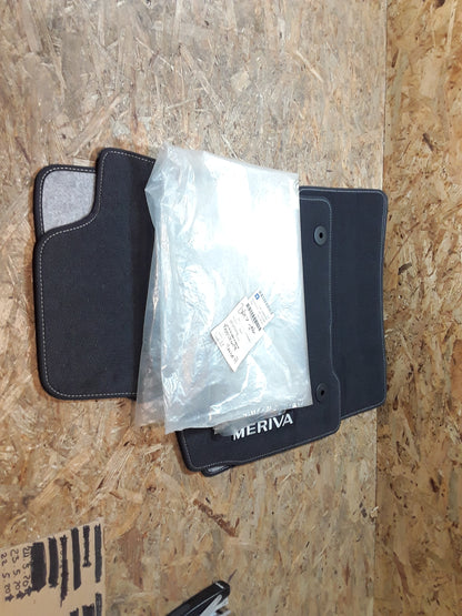 Meriva A Fußmattensatz schwarz original GM Opel NEU
