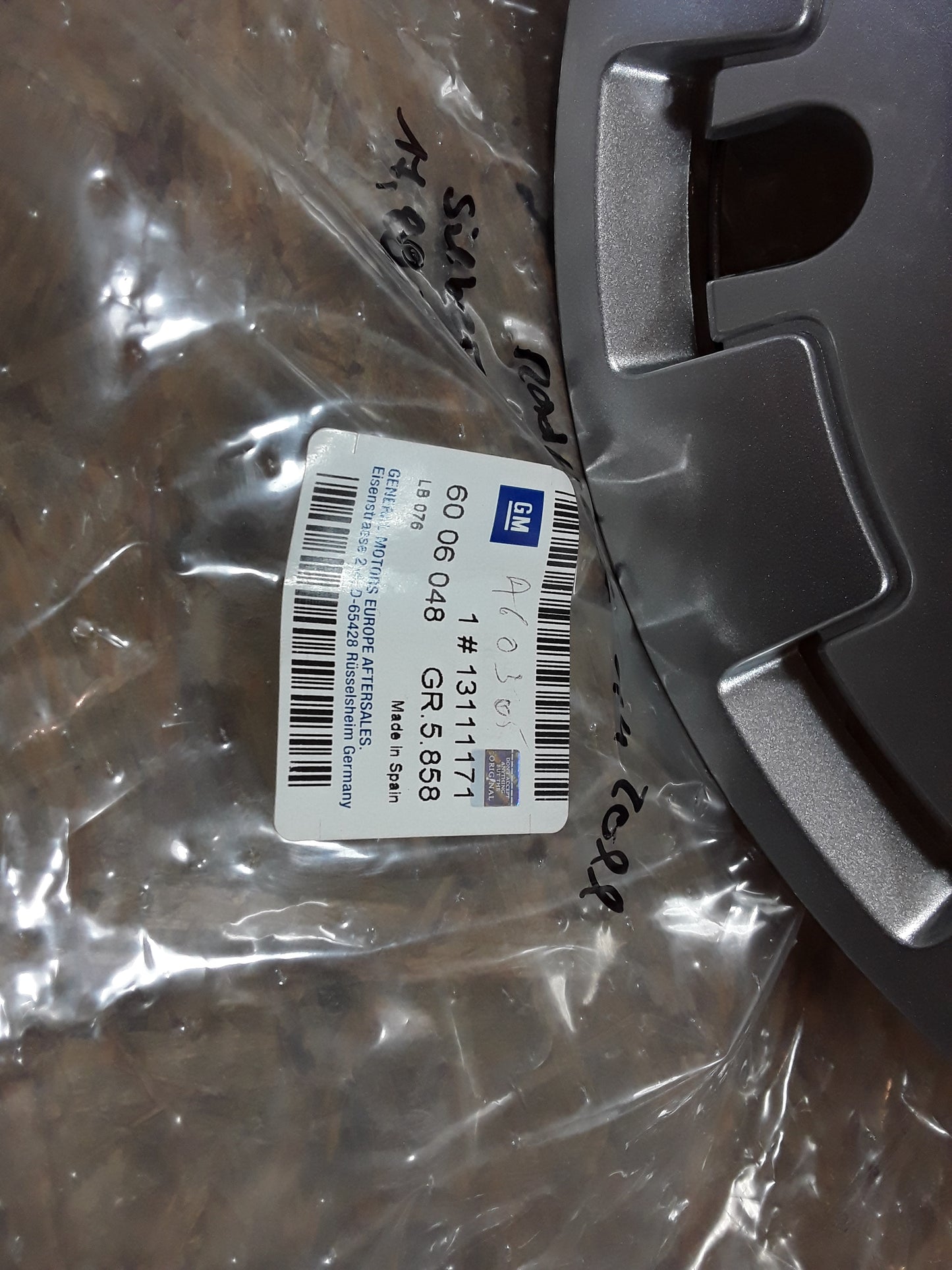 Corsa C Radkappe 14" silver original GM Opel NEU