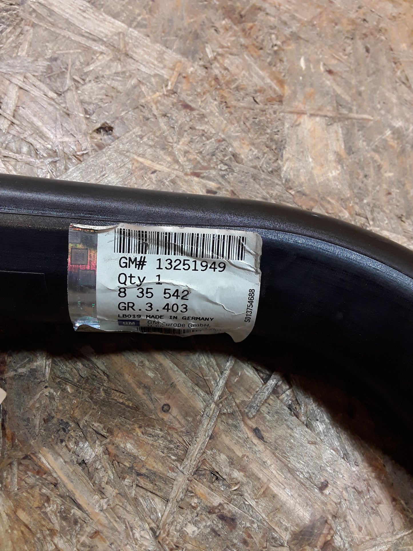 Astra H Einlassrohr Turbolader original GM Opel NEU