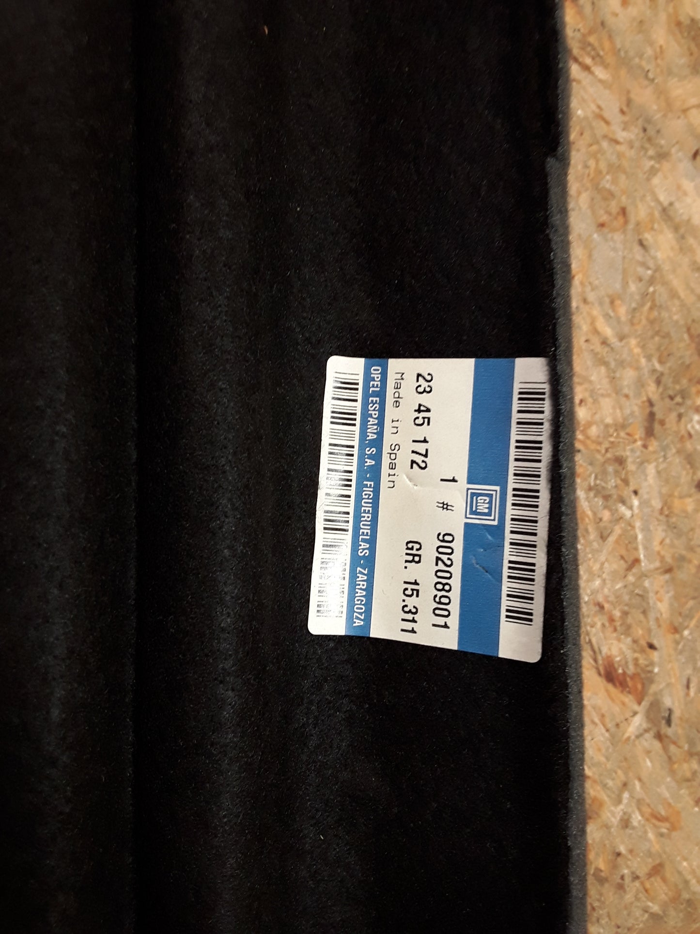 Corsa A Hutablage original GM Opel NEU
