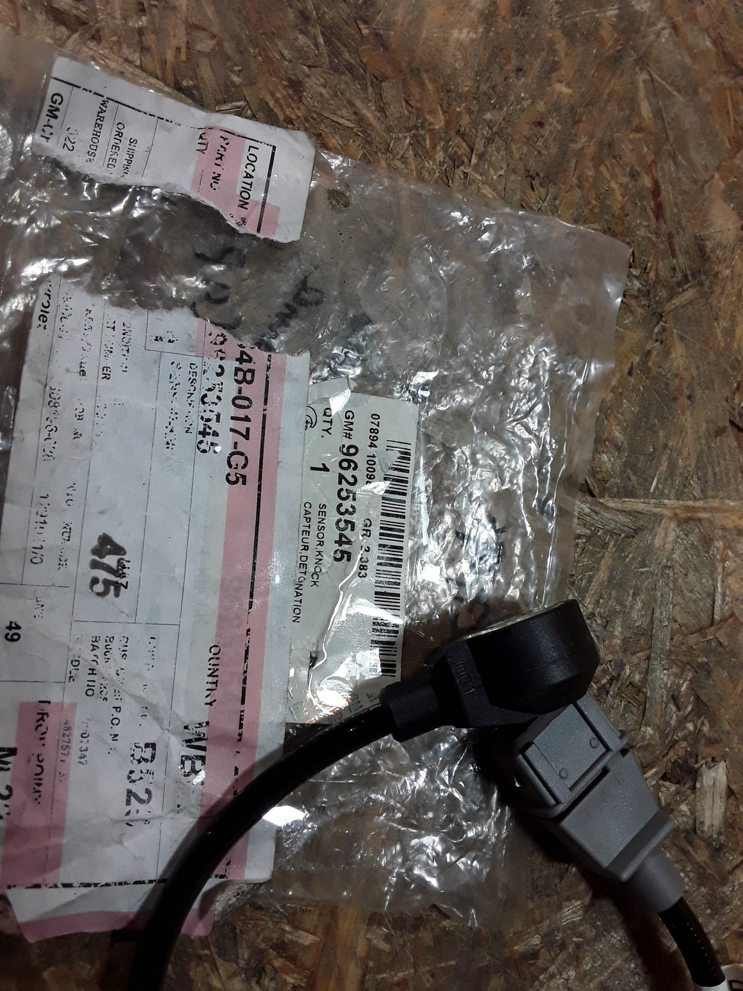 Opel Antara Kia Shuna Chevrolet Captiva Klopfsensor original GM Opel NEU