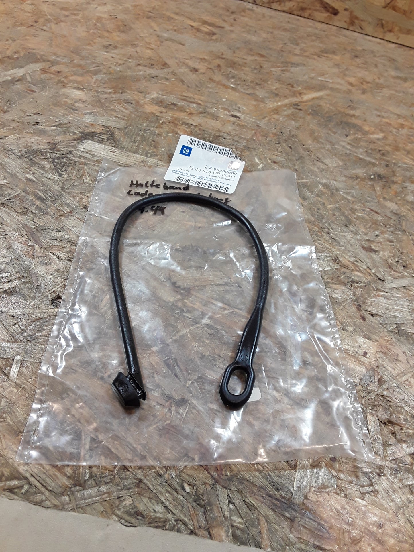 Corsa D Halteband Laderaumabdeckung original GM Opel NEU