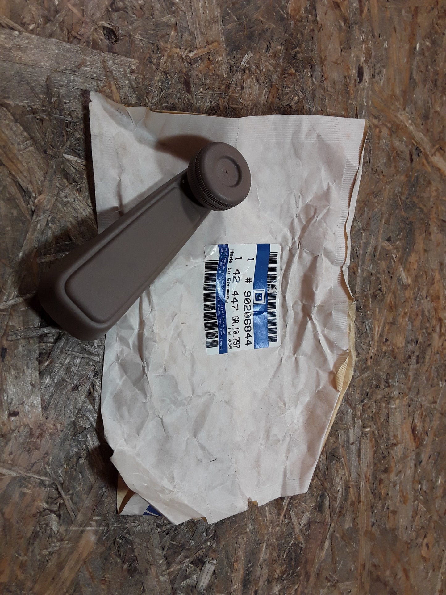 Kadett Ascona Manta B Fensterkurbel beige original GM Opel NEU