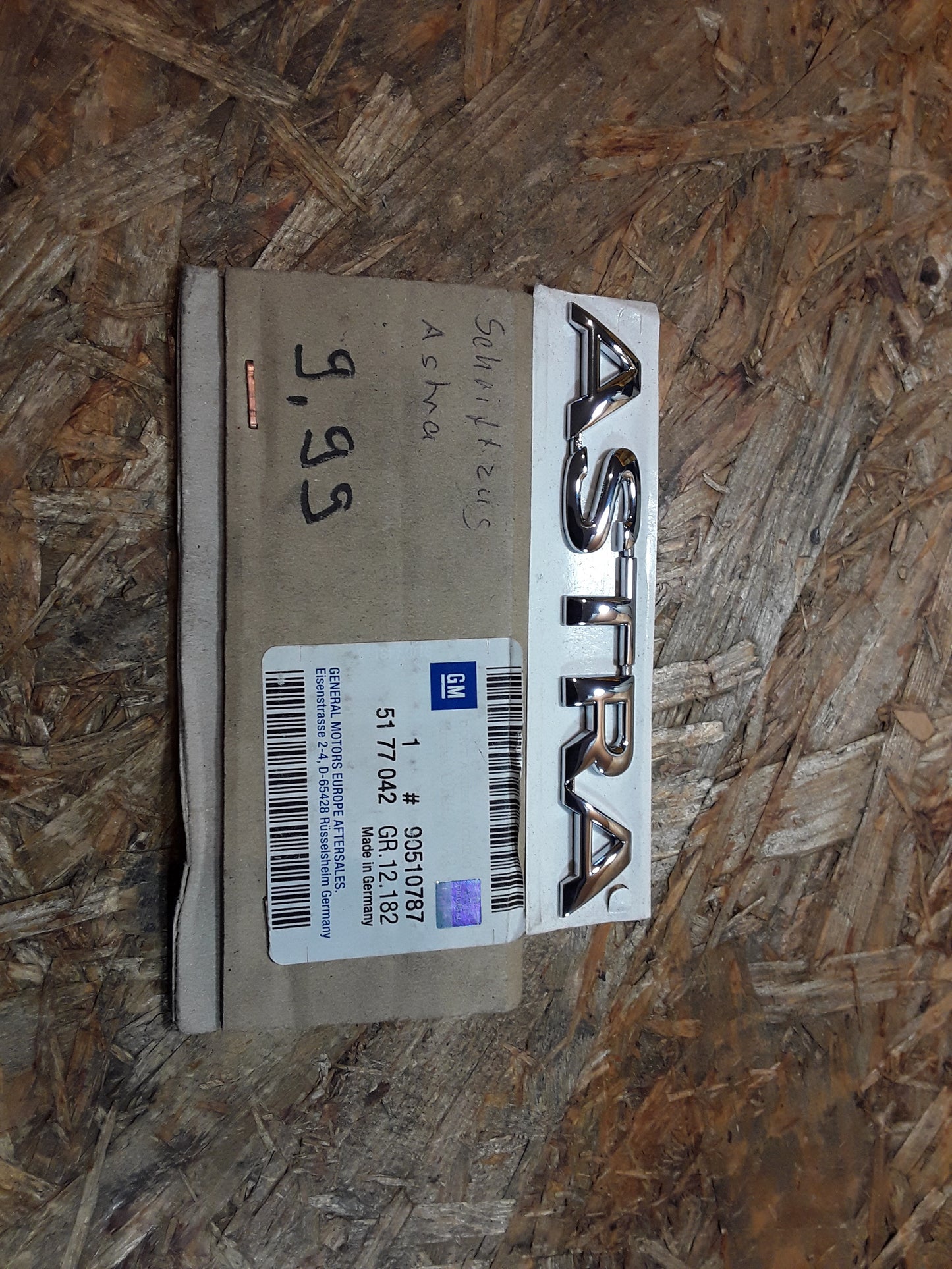 Astra F/G Schriftzug Emblem "Astra" original GM Opel NEU