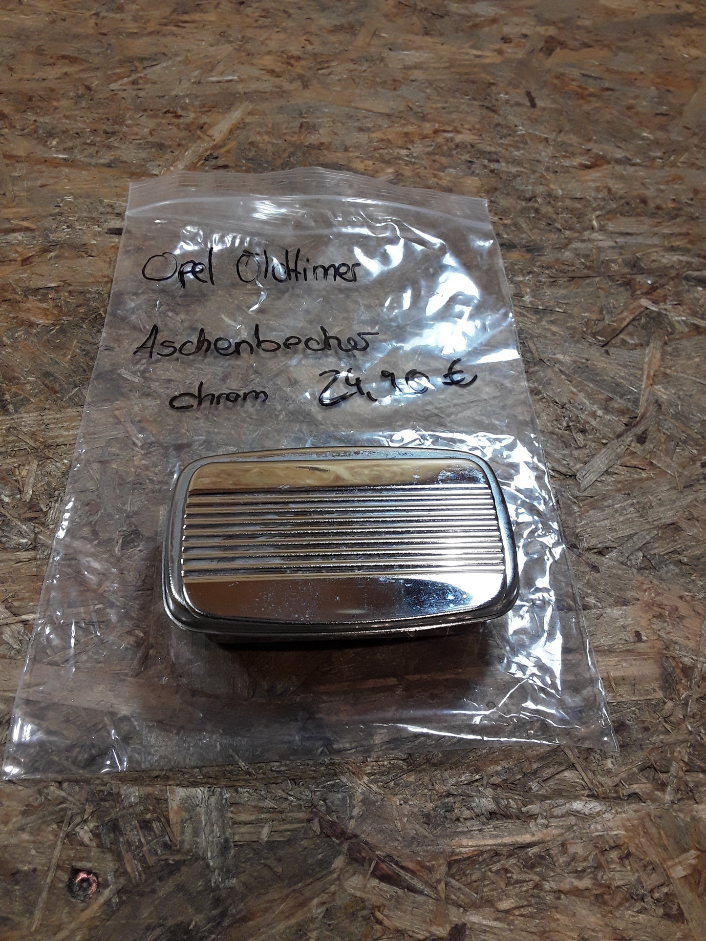 Opel Oldtimer Aschenbecher Chrom NEU