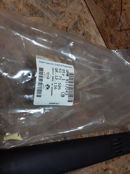 Astra F Türzierleiste mit Emblem vorne links original GM Opel NEU