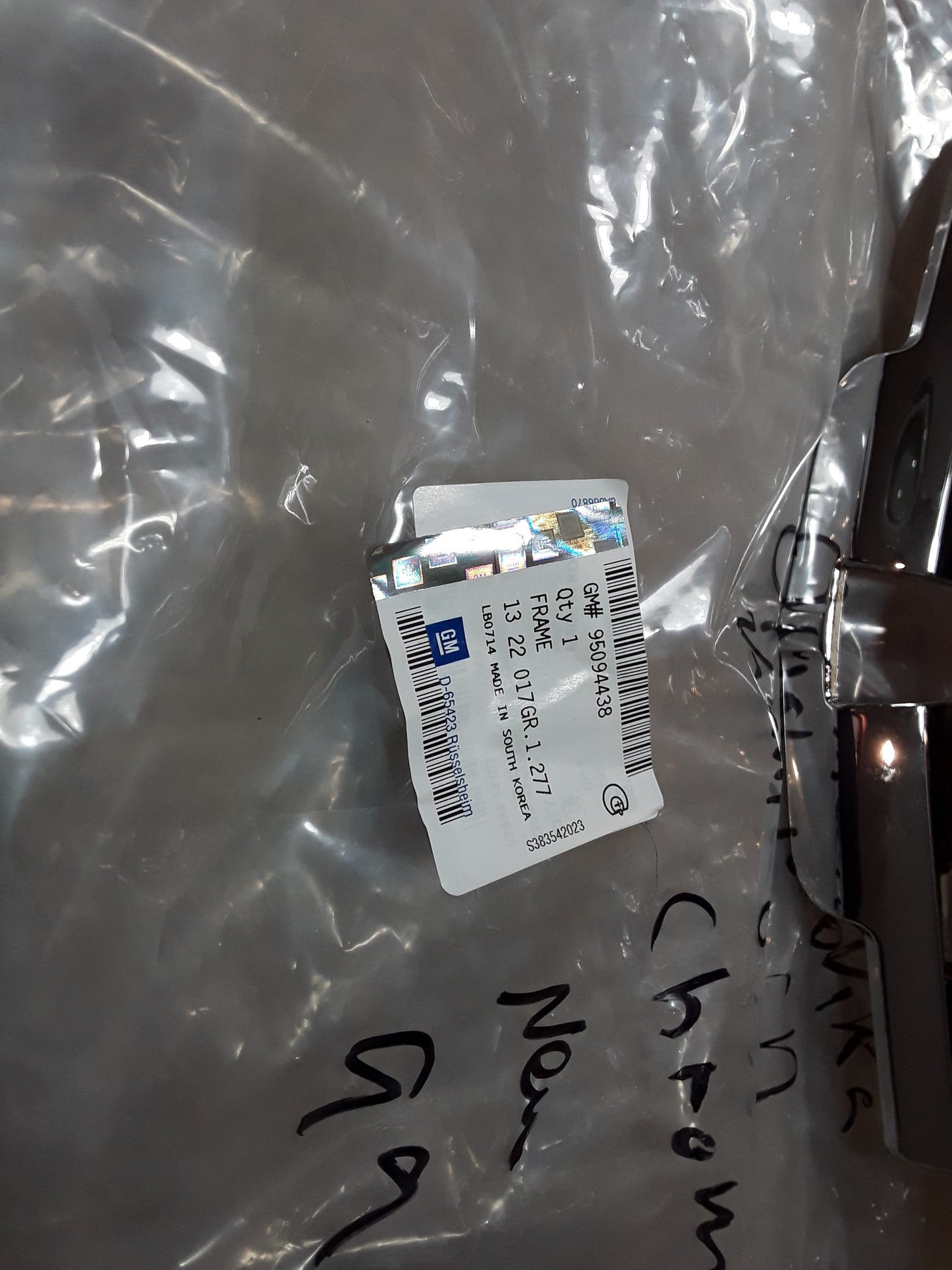 Mokka Kühlergrill Chrom original GM Opel NEU