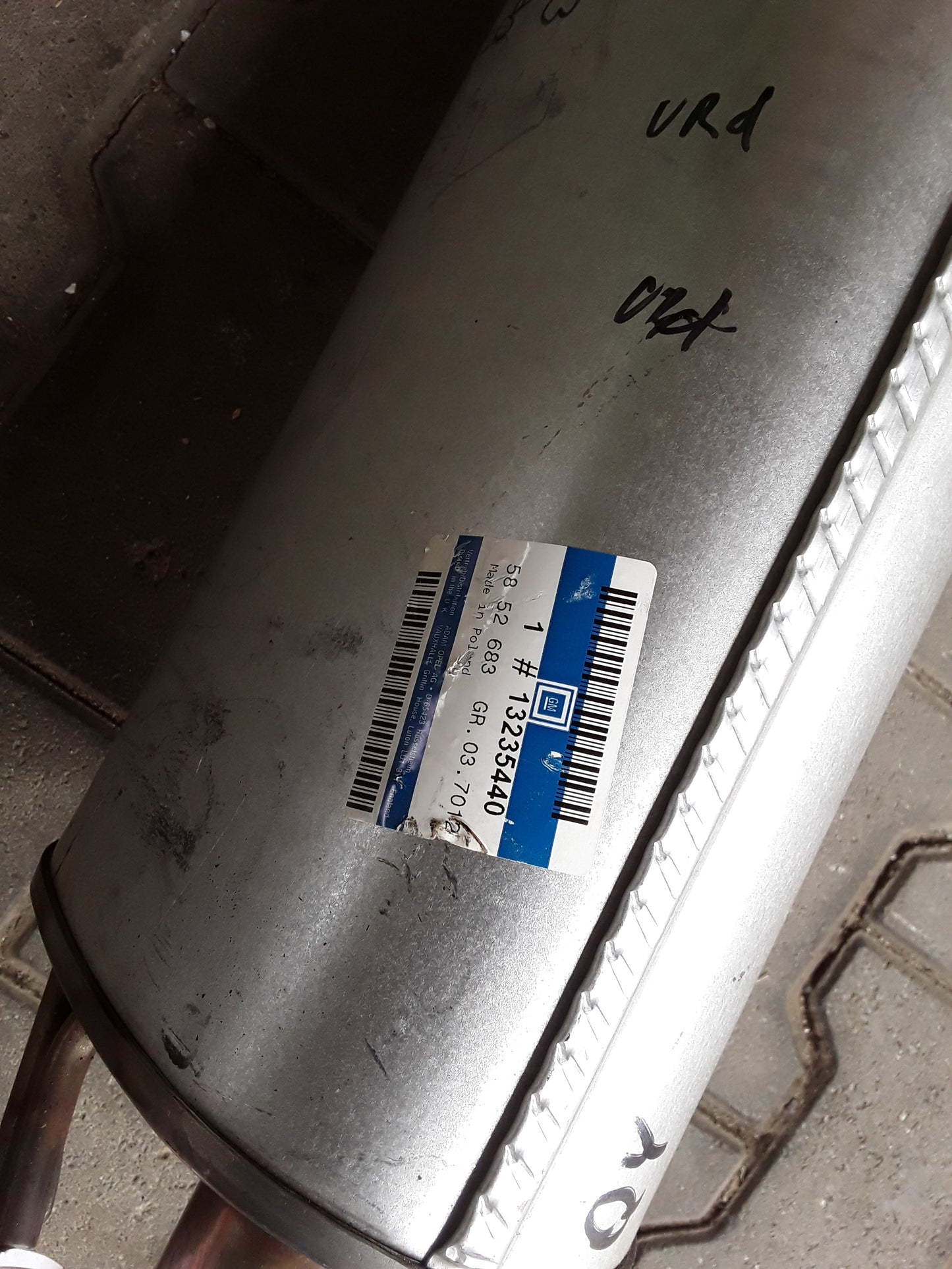 Corsa D 1,3CDTi Endschalldämpfer original GM Opel NEU