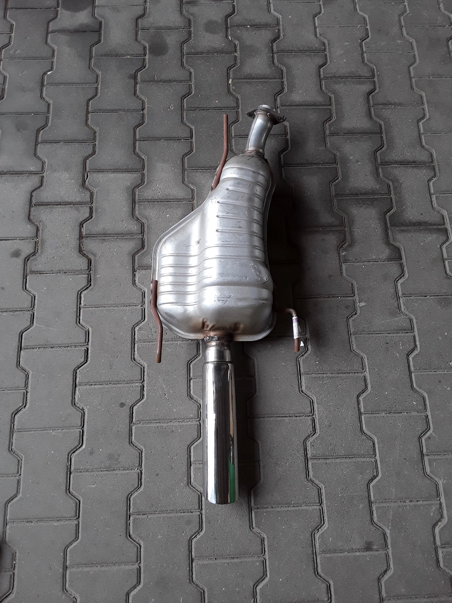 Astra G Coupe/ Cabrio 2l 16V Turbo Auspuff original GM Opel NEU