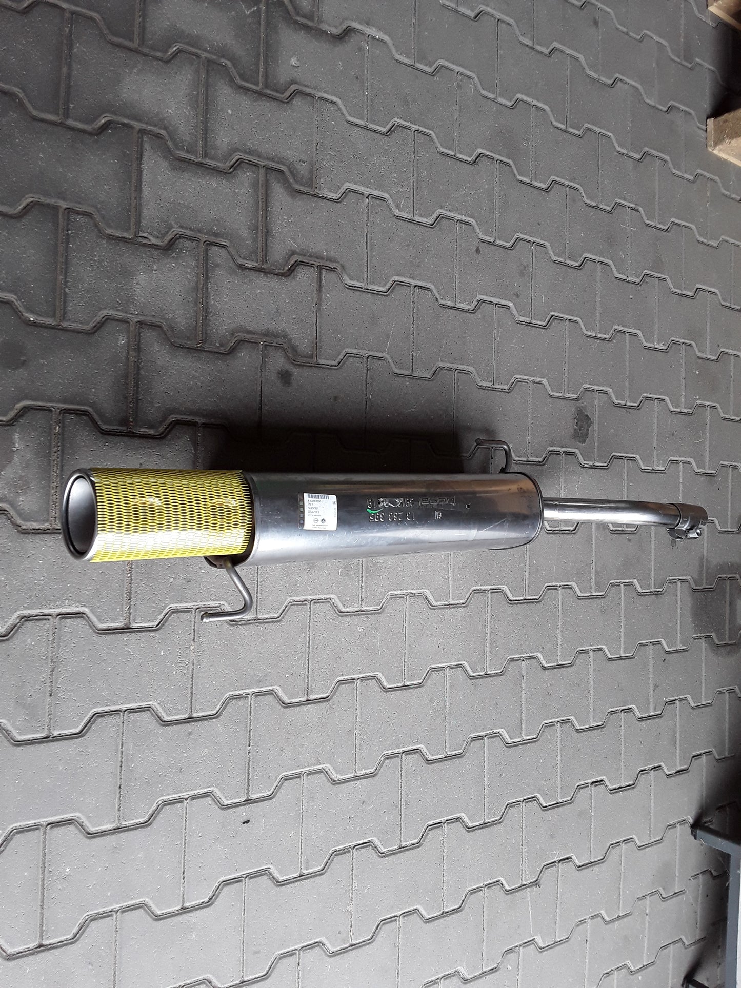Corsa D Endschalldämpfer Sportoptik 1,2l L08/L68 original GM Opel NEU