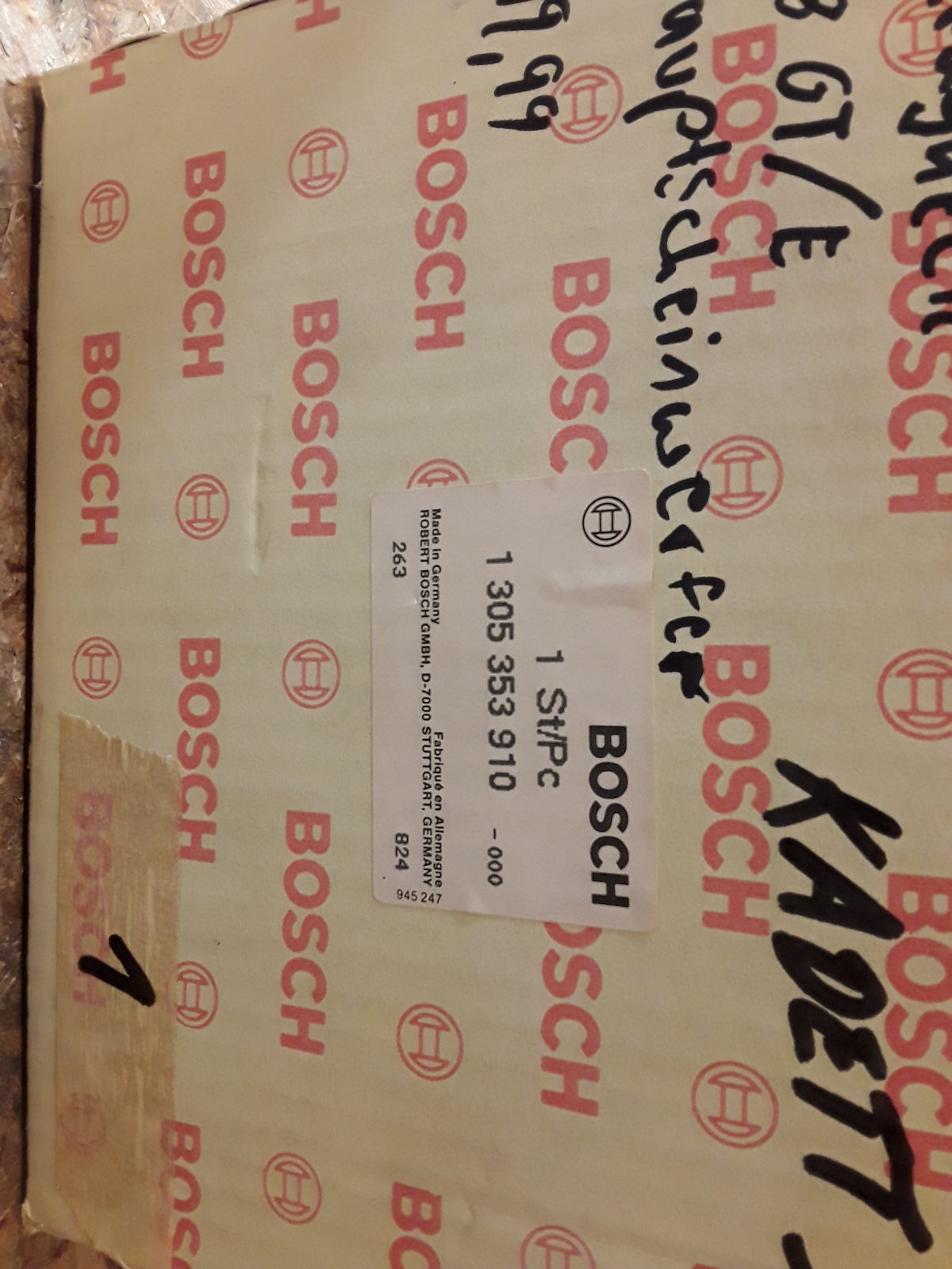 Kadett D Schrägheck 1,8GT/E Hauptscheinwerfer H4 rechts original Bosch NEU