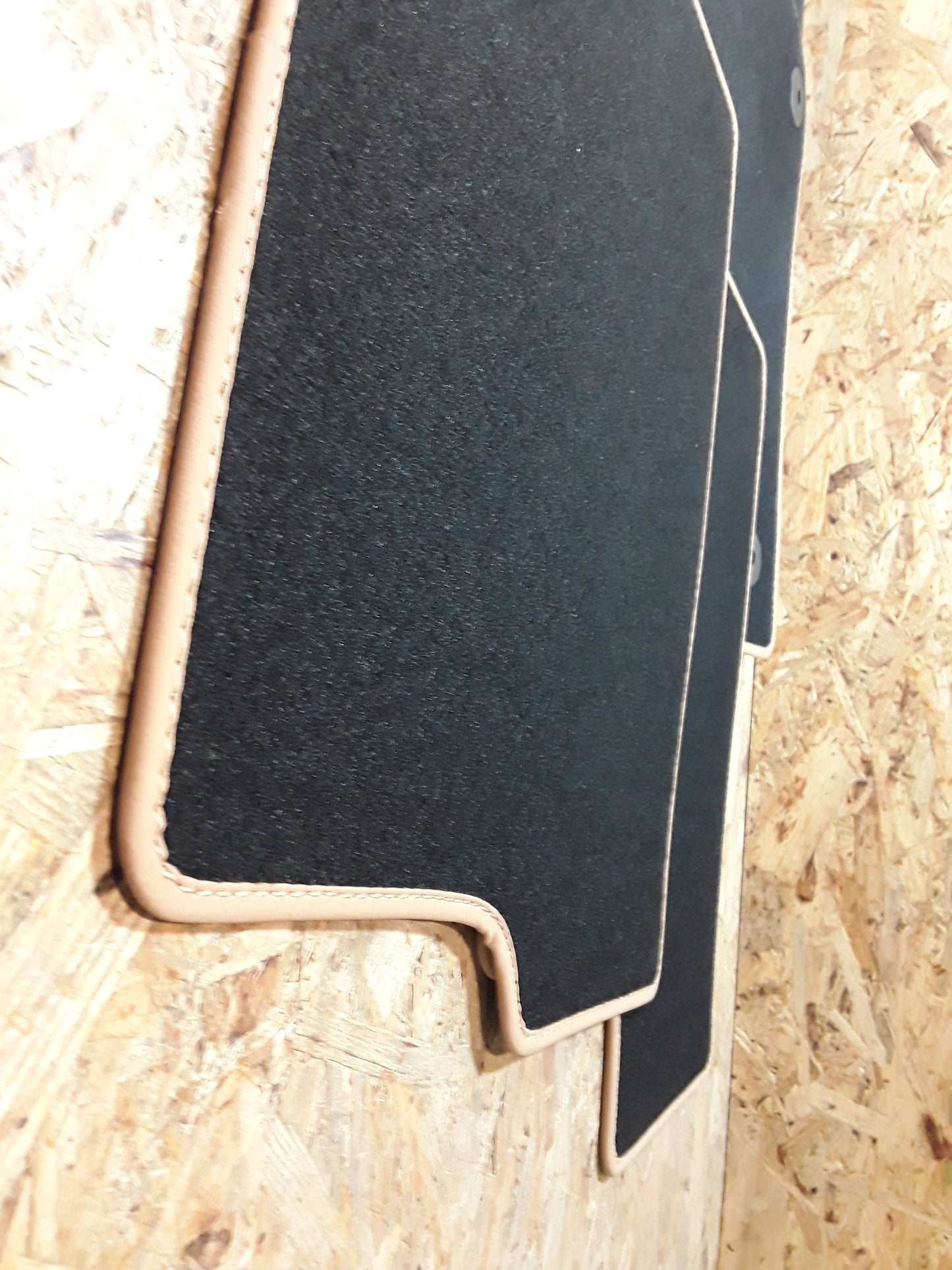 Cascada Fußmattensatz Velour schwarz/beige original GM Opel NEU