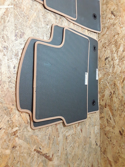 Cascada Fußmattensatz Velour schwarz/beige original GM Opel NEU