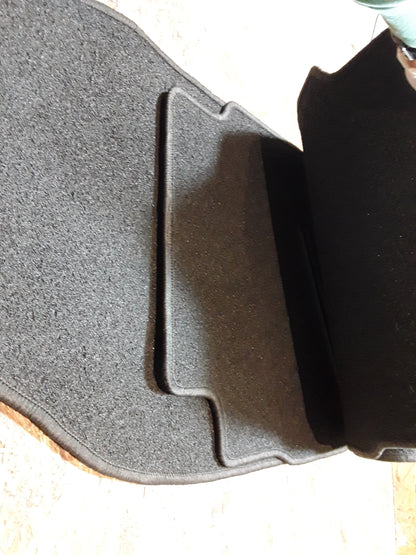 Signum Fußmattensatz schwarz Velour original NEU