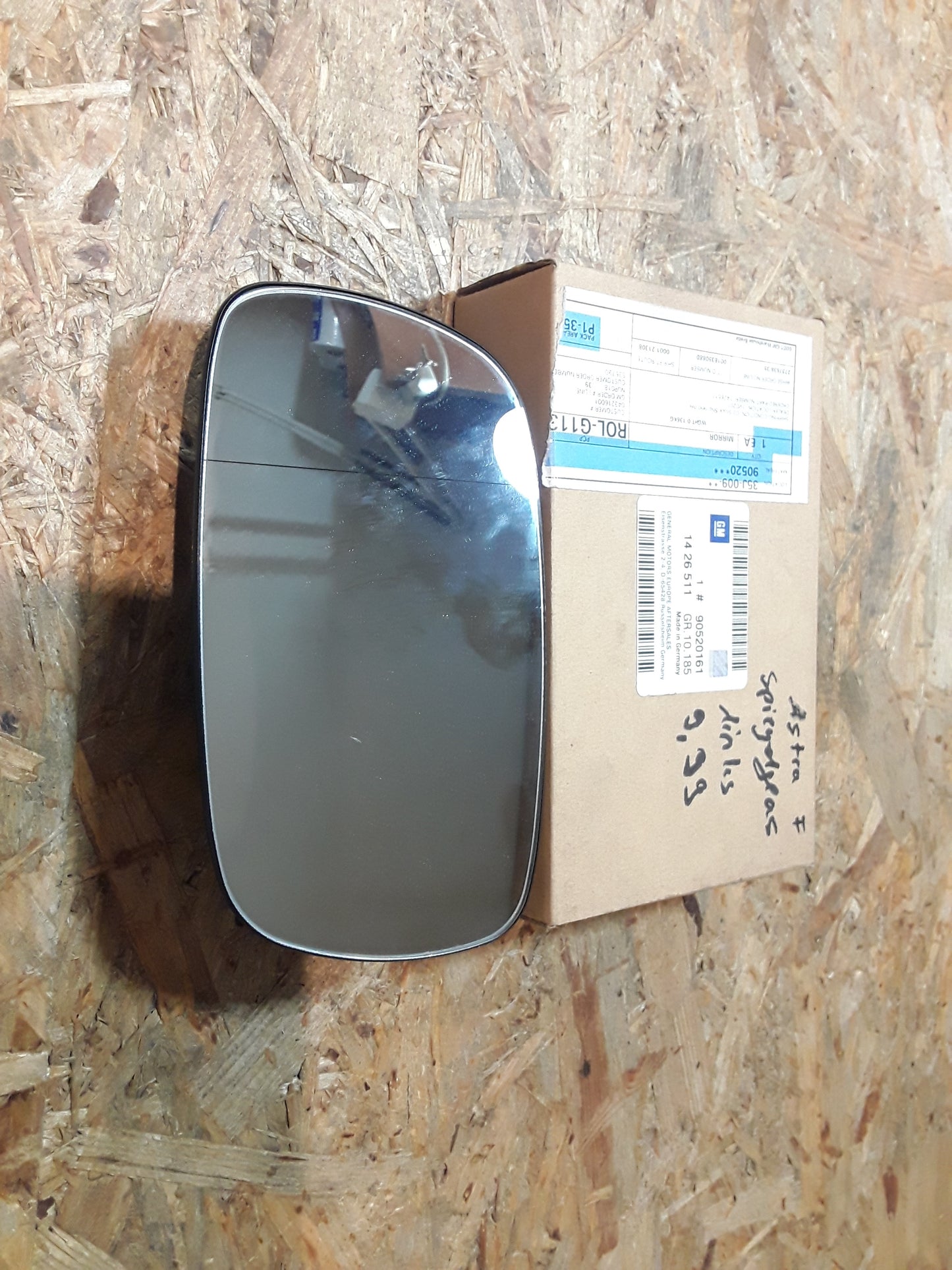 Astra F Spiegelglas links original GM Opel NEU