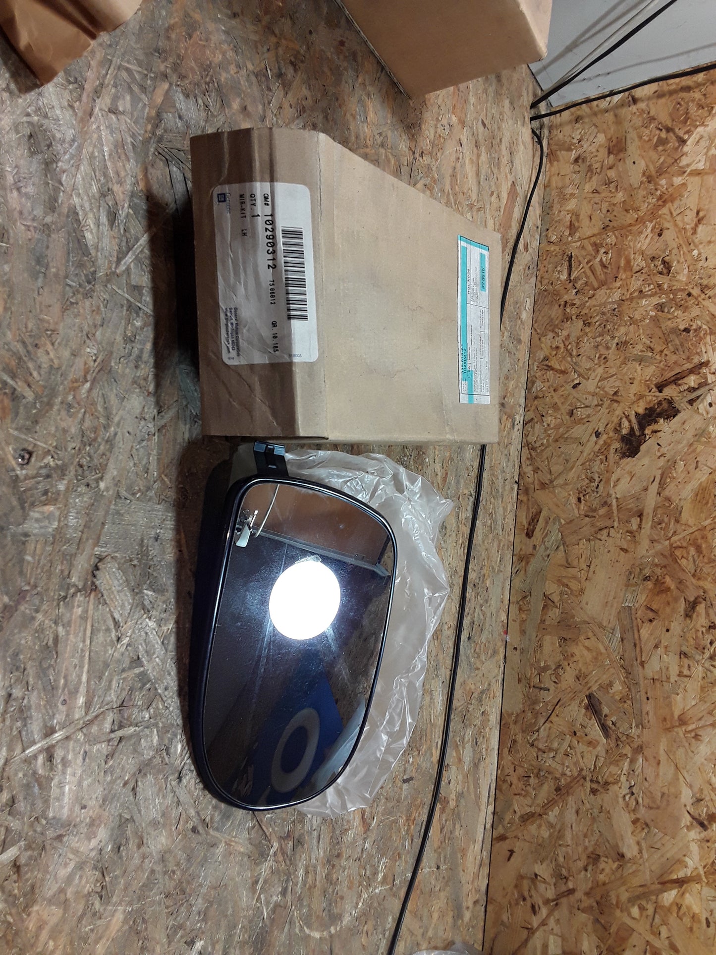 Omega B Rückspiegelglas links elektrisch original GM Opel NEU