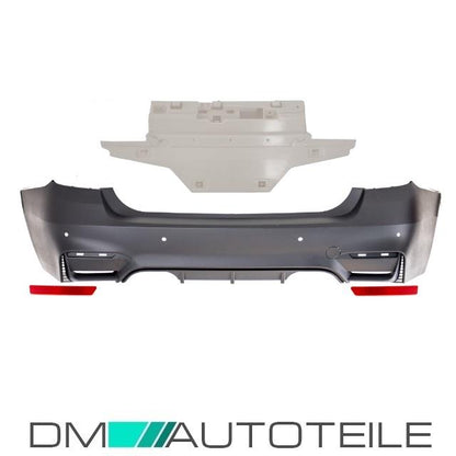 Sport Stoßstange hinten PDC passt für BMW 3er F30 +Diffusor nicht M3 +Gutachten