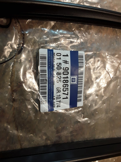 Kadett E Caravan Abdichtung Hintertüre Fenster links original GM Opel NEU