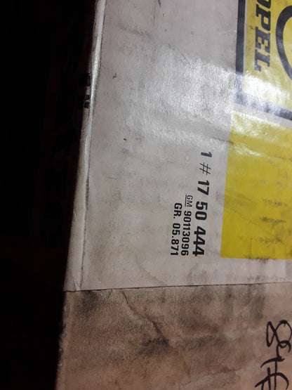 Oldtimer Radkappensatz Plastik original GM Opel NEU