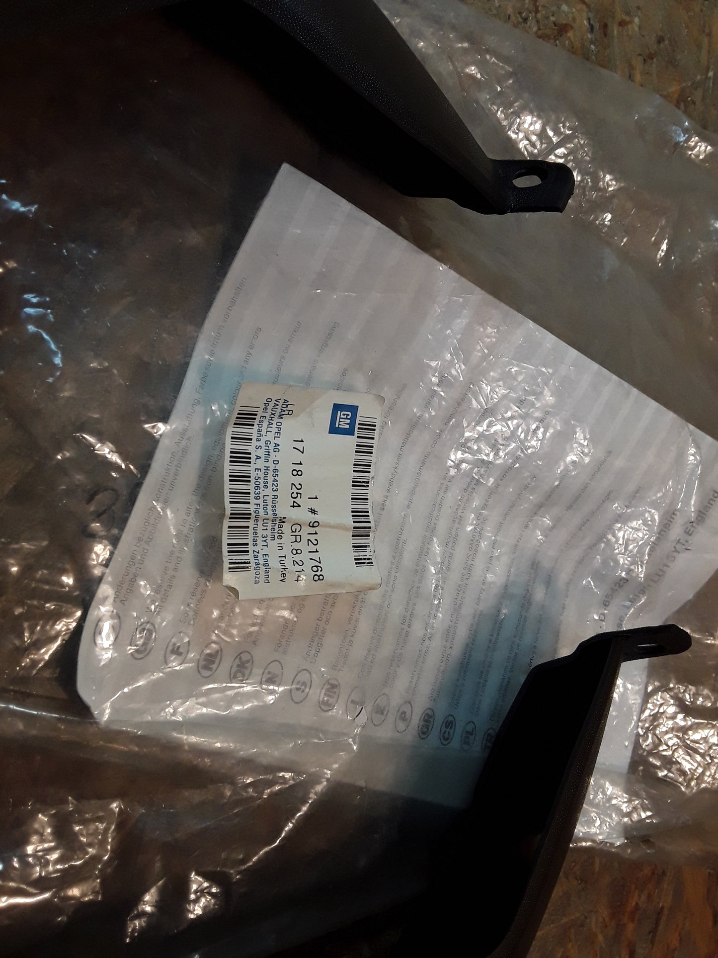 Corsa C Schmutzfänger vorne original GM Opel NEU