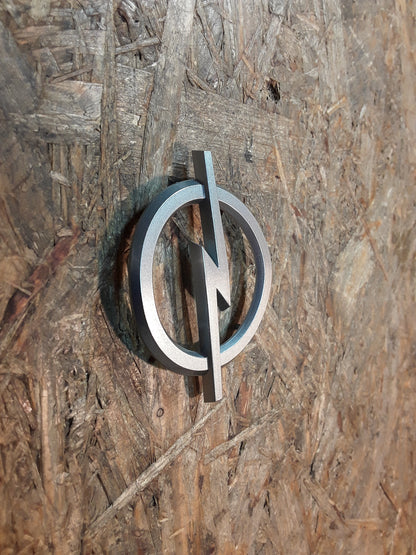 Ascona C Emblem an Kühlergrill Silber-Matt original GM Opel NEU