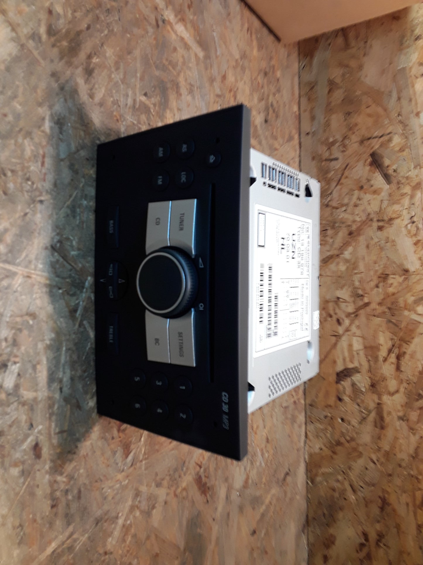 Meriva A CD-Autoradio Kohlefarbe anthrazit original GM Opel NEU